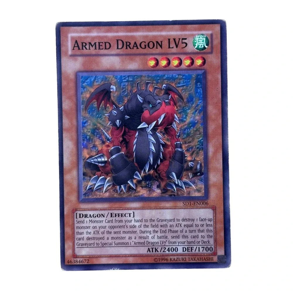 Yu-Gi-Oh! Trading Card Game Armed Dragon LV5‎ SD1-EN006 Super Rare 1st Edition